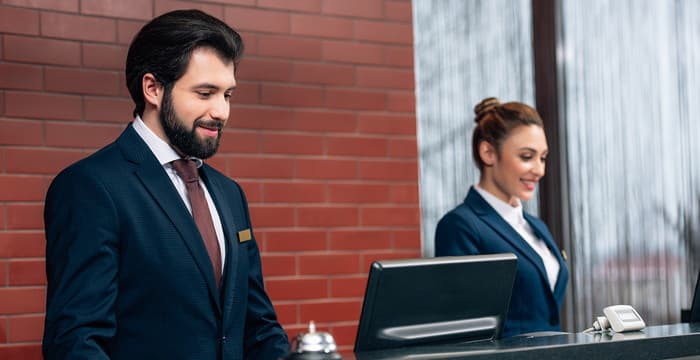 Hotel Reception Staff Uniform Fabric