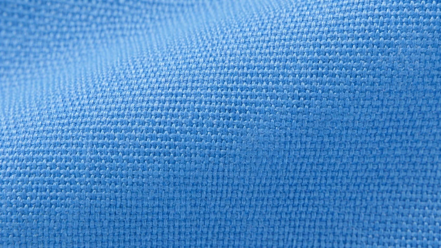 Close-up of nurse scrub fabric weave