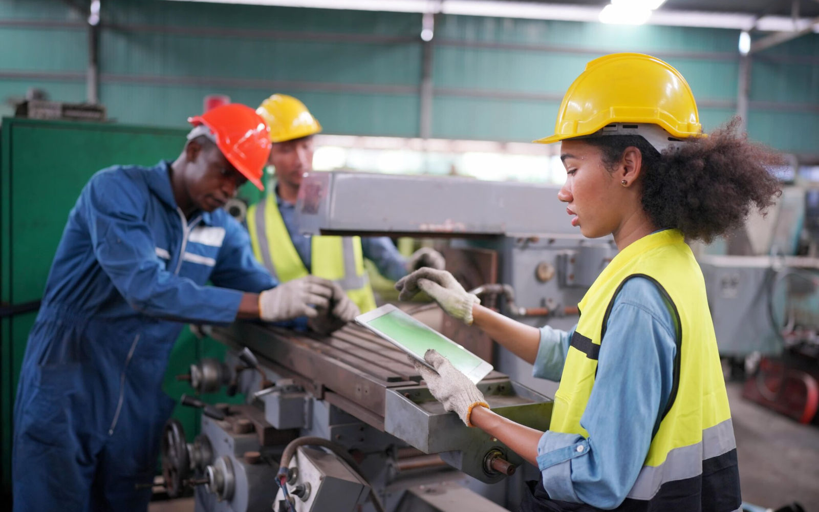 Industrial workwear fabric