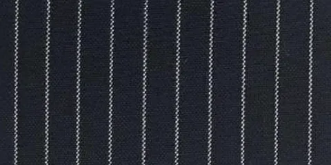 Fine Strip Dobby Charcoal navy with fine grey chalk stripe (BC-5003)