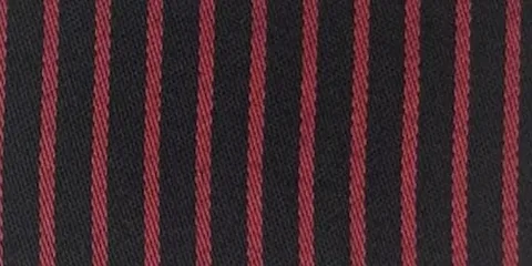Fine Strip Dobby Charcoal navy with bold maroon stripe (BC-5012)